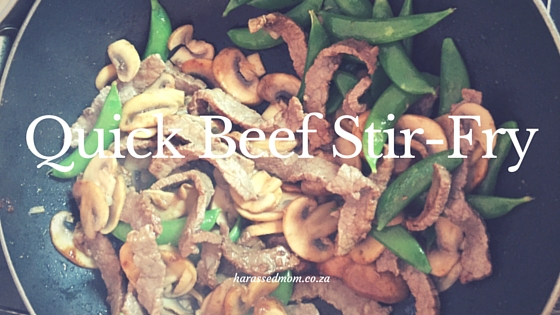 Quick Beef Stir-Fry|HarassedMom
