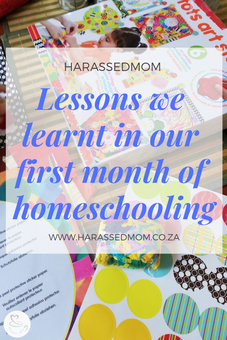 Our First Month of Homeschooling | HarassedMom