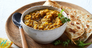 Hearty Mushroom and Split Lentil Dhal by Leozette Roode | Sustainable Living with HarassedMom